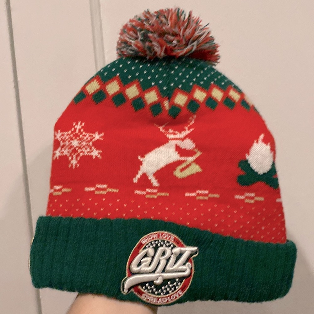 GRiZ grassroots Grizmas winter fleece beanie